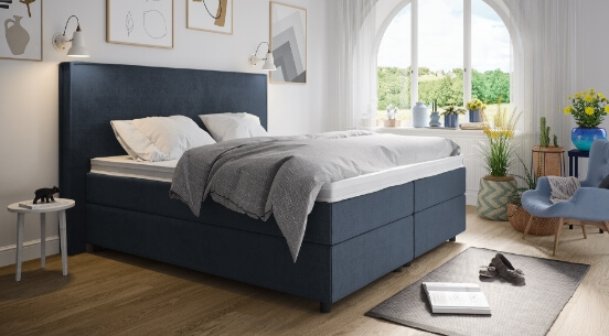 Boxspringbett ohne Bettkasten und Motor Boxspringbett ohne Bettkasten und Motor